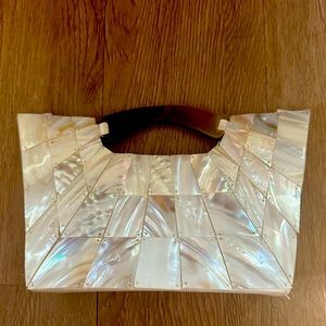 Mother of pearl clutch